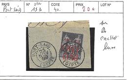 PORT SAID N°15 B SUR FRAGMENT OBL - Used Stamps