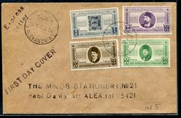 EGYPTE - N° 238 A 241 / FDC D'ALEXANDRIE LE 28/2/1946 - TB - Storia Postale