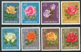 ALBANIA 1967 Roses MNH / **.  Michel 1153-60 - Albanië