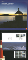 Norway 2005 Lighthouses: Jomfruland And Tranøy,  Mi 1546-1547  MNH And FDC In Folder - Storia Postale