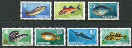 ALBANIA 1967 Fish Used  Michel 1131-37 - Albanie