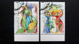 UNO-New York 1063/4 **/mnh, Friedliche Visionen, Aquarelle Von Slavka Kolesar (*1974), Kanadische Malerin - Used Stamps