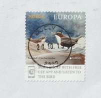 Norvège 2019. Europa, Oiseau, Sur Lettre - 2019