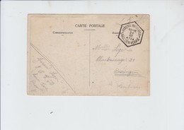 FORTUNE Bilingue -  Bruxelles Brussel   - Obl   Hexagonale Servive MILITAIRE  - 31 - 03 - 1919 - Fortune (1919)