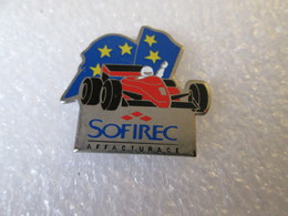PIN'S    FORMULE 1     SOFIREC  AFFACTURAGE - F1
