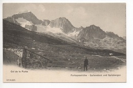 COL DE LA FURKA Furkapasshöhe Gallenstock Und Spitzbergen - Lens