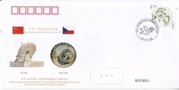 CHINA 2019 PFTN-WJ2019-7 70th Diplomatic Relation With The Czech Republic Commemorative Cover - Enveloppes