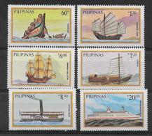 PILIPINAS - YVERT N° 1406/1411 ** MNH - BATEAUX - - Philippines