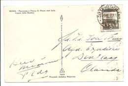 1933 Postal History Vaticane.25c PC S.Pietro - Cartas & Documentos