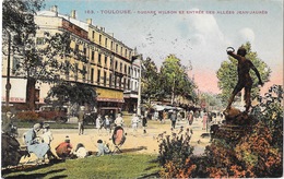 Toulouse - Square Wilson Et Entrée Des Allées Jean-Jaurès - Edition Labouche Frères, Carte L.F. Colorisée N° 163 - Toulouse