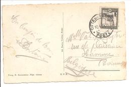 1934 Postal History Vaticane.25c PC Foro Mussolini - Cartas & Documentos
