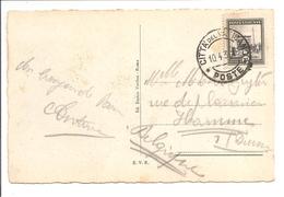 1934 Postal History Vaticane.25c PC Monumento Bersagliere - Cartas & Documentos