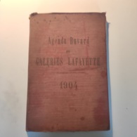 Agenda Buvard Des Galeries Lafayettes - 1904 - Nombreuses Illustrations Et Publicités - Non Annoté - Grand Format : 1901-20