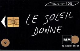 TELECARTE 120 UNITES RFM LE SOLEIL DONNE - 2000