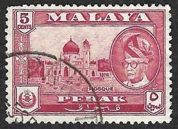 PERAK  ( Malaisie  )  1957  -  YT 103   - Sultan  Izuddin   - Oblitéré - Perak