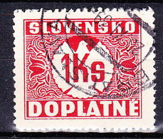 Slovaquie 1939 Mi P  8 (Yv TT 8), Obliteré - Used Stamps