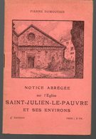 Paris : Notice Abrégée Sur L'église Saint Julien Le Pauvre (PPP21363) - Paris