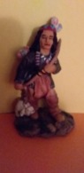 RESINE Neuve..Petite Statue Indienne..Scan I...Voir Les 2 Photos Recto Et Verso - Personnages