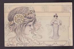 CPA Patella Art Nouveau Femme Women Circulé - Altri & Non Classificati