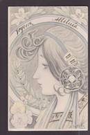 CPA Patella Art Nouveau Femme Women Circulé - Otros & Sin Clasificación