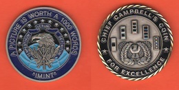 USA Chief Campbell's Coin For Excellence Medal American Military Corps - Etats-Unis