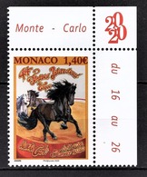 MONACO 2020 -Y.T. N° 3219 / FESTIVAL INTERNATIONAL DU CIRQUE DE MONTE-CARLO - NEUF ** - Neufs