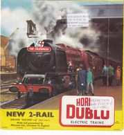 Revue Dépliant HORNBY DUBLO Electric Trains - Hobby En Creativiteit