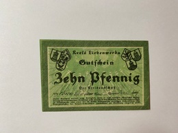 Allemagne Notgeld Liebenwerda 10 Pfennig - Collections