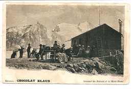 - 1014 -  CHAMONIX   Sommet Du Brevent Et Le Mont Blanc - Chamonix-Mont-Blanc