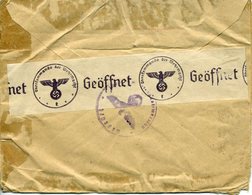 Enveloppe D'un Prisonnier De Guerre Krigsgefangenenpost (rouge) Censure Nazie Nazisme Contrôle Postal Défectueux - War Stamps