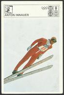 ANTON INNAUER  Austria Ski Jumper Skiing  - Winter Sport Card 10 X 15 Cm - 0333  (see Sales Conditions) - Wintersport