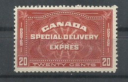 CANADA   YVERT  EXPRES   4   (*)  (SIN GOMA) - Special Delivery