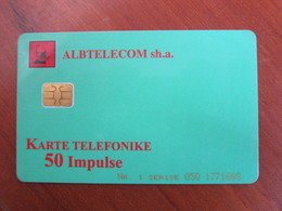 Chip Phonecard,Nr. 1 Series, Green - Albania