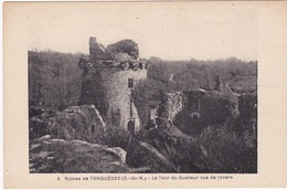 Cotes D'armor : TONQUEDEC : Ruines - La Tour Du Guetteur Vue De Revers - Tonquédec