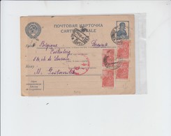 RUSSIE  ENTIER POSTAL VERS CORTENBERG BELGIQUE + CENSURE - 1941 - Briefe U. Dokumente