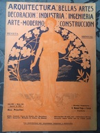 Revue D'architecture Art Nouveau Moderne Madrid Barcelona Espagne - Other & Unclassified