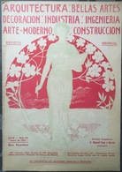 Revue D'architecture Art Nouveau Moderne Madrid Barcelona Espagne - Other & Unclassified