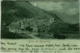 SWITZERLAND - GRUSS AUS HOSPENTAL - EDITROMMLER & JONAS - 1900s (7119) - Hospental