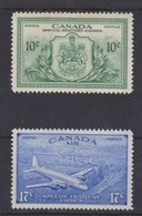 CANADA 1946 10c And 17c SPECIAL DELIVERY STAMPS SG S15, S16 MOUNTED MINT Cat £17.50 - Exprès