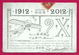 CPA Centenaire - 1912 - 2012 - Publicité Du Chapelier Louis Lhuillier Installé Rue Vivienne à Paris - Publicité