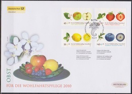 BRD FDC 2010 Nr.2769 - 2772 Wohlfahrt: Obst  ( Dg 171 )günstige Versandkosten - 2001-2010