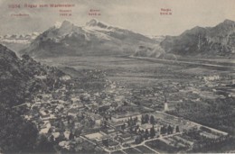 Suisse - Ragaz Vom Wartenstein - Panorama - Photoglob 9234 - Stein