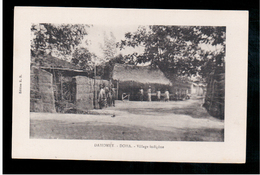 DAHOMEY Doha- Village Indigene Ca 1910- 20 Old Postcard - Benin