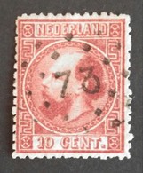 Nederland/Netherlands - Nr. 8IID Met Puntstempel 73 - Used Stamps