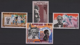 HC 67 - 4 Val. Neufs** Dr Albert Schweitzer Dahomey, Haute-Volta, Mali Et Tchad - Albert Schweitzer