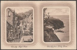 High Street And From Hobby Drive, Clovelly, Devon, 1911 - J Welch Postcard - Clovelly