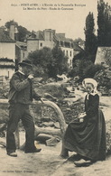 Moulin Du Port à Pont Aven . Costumes . Femme En Coiffe Et Sabots . Watermill - Water Mills