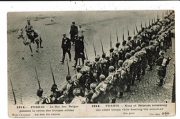 CPA-Carte Postale  Belgique- Furnes- Le Roi Des Belges Passant En Revue Des Troupes Alliées -1914- VM11503 - Veurne