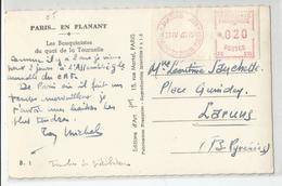 Marcophilie Vignette 1960 Paris 12e Rue Crozatier ( Timbre De Distributeur ? ) Pour Laruns 64 - Other & Unclassified