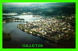 SHAWINIGAN FALLS, QUÉBEC - VUE AÉRIENNE DE LA VILLE DE SHAWINIGAN - CIRCULÉE EN 1972 -  CHARLES MARCOTTE PHOTOGRAPHE - - Trois-Rivières